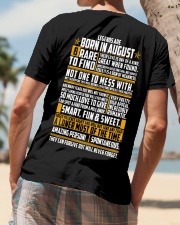LEGENDS ARE BORN IN AUGUST Classic T-Shirt lifestyle-mens-crewneck-back-4