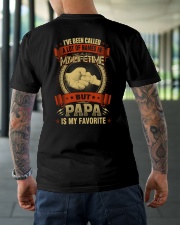 PAPA IS MY FAVORITE Classic T-Shirt lifestyle-mens-crewneck-back-3
