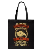PAPA IS MY FAVORITE Tote Bag thumbnail
