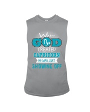 WHEN GOD REATED CAPRICORN Sleeveless Tee thumbnail