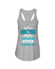 WHEN GOD REATED CAPRICORN Ladies Flowy Tank thumbnail