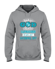 WHEN GOD REATED CAPRICORN Hooded Sweatshirt thumbnail