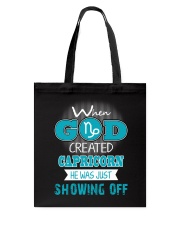 WHEN GOD REATED CAPRICORN Tote Bag thumbnail