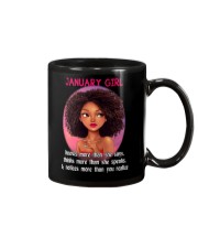 JANUARY GIRL - KNOWS MORE THAN SHE SAYS Mug thumbnail