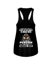 DONT MESS WITH ME - WARRIOR OF CHRIST Ladies Flowy Tank thumbnail