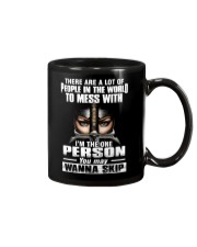 DONT MESS WITH ME - WARRIOR OF CHRIST Mug thumbnail