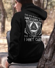 VIKINGS VALHALLA - I DONT CARE Hooded Sweatshirt apparel-hooded-sweatshirt-lifestyle-06