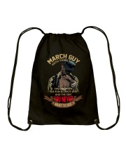 MARCH GUY WITH THREE SIDES Drawstring Bag thumbnail