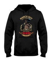 MARCH GUY WITH THREE SIDES Hooded Sweatshirt thumbnail