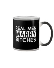REAL MEN MARRY BITCHES Color Changing Mug thumbnail
