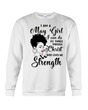 I AM A MAY GIRL Crewneck Sweatshirt thumbnail