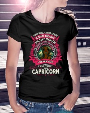 I NEVER SAID I WAS PERFECT - CAPRICORN Ladies T-Shirt lifestyle-women-crewneck-front-7