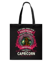 I NEVER SAID I WAS PERFECT - CAPRICORN Tote Bag thumbnail