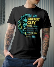 I'M AN AUGUST GUY - I HAVE 3 SIDES Classic T-Shirt lifestyle-mens-crewneck-front-6