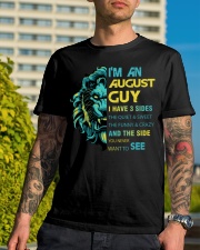 I'M AN AUGUST GUY - I HAVE 3 SIDES Classic T-Shirt lifestyle-mens-crewneck-front-8