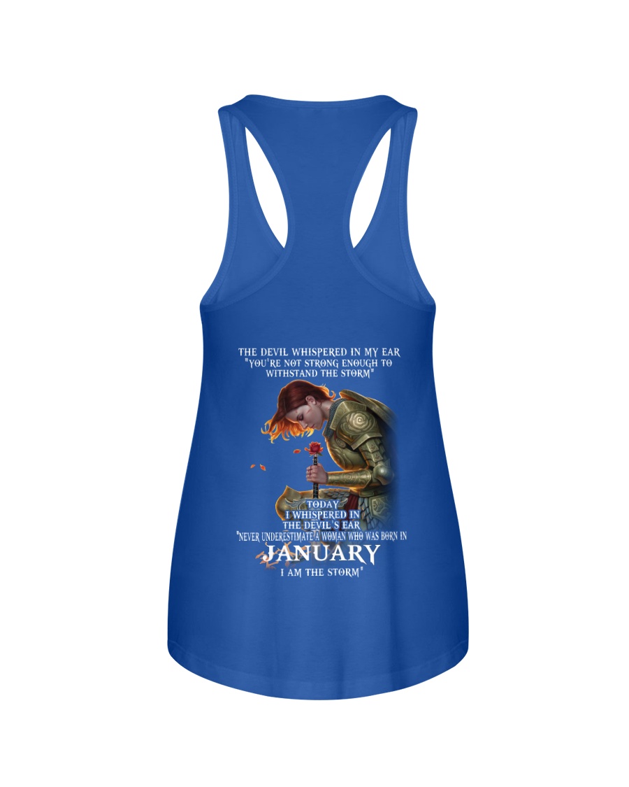 DEVIL WHISPERED - JANUARY Ladies Flowy Tank