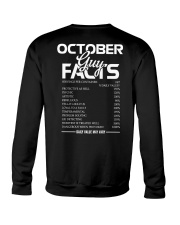 OCTOBER GUY FACTS Crewneck Sweatshirt thumbnail