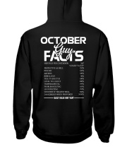 OCTOBER GUY FACTS Hooded Sweatshirt thumbnail