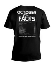 OCTOBER GUY FACTS V-Neck T-Shirt thumbnail