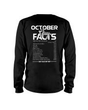 OCTOBER GUY FACTS Long Sleeve Tee thumbnail