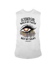 OCTOBER GIRL WALK BY FAITH NOT BY SIGN Sleeveless Tee tile