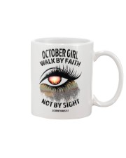OCTOBER GIRL WALK BY FAITH NOT BY SIGN Mug tile