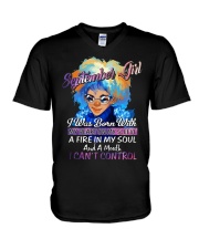 SEPTEMBER GIRL CANT CONTROL V-Neck T-Shirt thumbnail