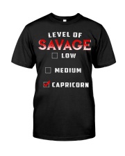 LEVEL OF SAVAGE - CAPRICORN Classic T-Shirt thumbnail