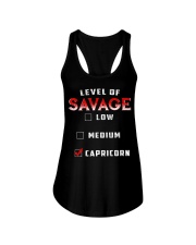 LEVEL OF SAVAGE - CAPRICORN Ladies Flowy Tank thumbnail