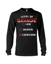 LEVEL OF SAVAGE - CAPRICORN Long Sleeve Tee thumbnail