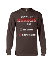 LEVEL OF SAVAGE - CAPRICORN Long Sleeve Tee front