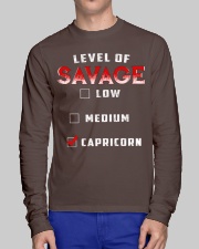 LEVEL OF SAVAGE - CAPRICORN Long Sleeve Tee lifestyle-unisex-longsleeve-front-1
