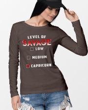 LEVEL OF SAVAGE - CAPRICORN Long Sleeve Tee lifestyle-unisex-longsleeve-front-4