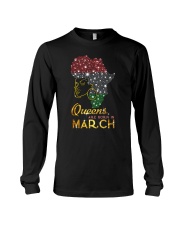 QUEENS ARE BORN IN MARCH Long Sleeve Tee thumbnail