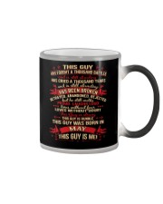 THIS GUY WAS BORN IN MAY Color Changing Mug thumbnail