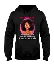 DECEMBER GIRL - KNOWS MORE THAN SHE SAYS Hooded Sweatshirt thumbnail