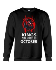 KINGS ARE BORN IN OCTOBER Crewneck Sweatshirt thumbnail