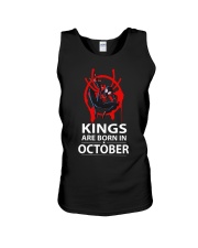 KINGS ARE BORN IN OCTOBER Unisex Tank thumbnail