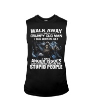 I AM A GRUMPY OLD MAN I WAS BORN IN JULY Sleeveless Tee thumbnail
