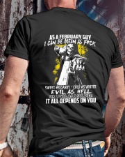 AS A FEBRUARY GUY Classic T-Shirt lifestyle-mens-crewneck-back-2