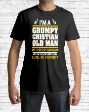 GRUMPY CHISTIAN OLD MAN - WARRIOR OF CHRIST Classic T-Shirt lifestyle-mens-crewneck-front-1