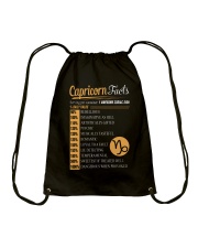 CAPRICORN FACTS Drawstring Bag thumbnail