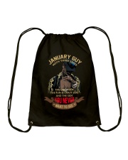 JANUARY GUY WITH THREE SIDES Drawstring Bag thumbnail