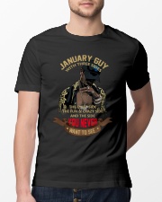 JANUARY GUY WITH THREE SIDES Classic T-Shirt lifestyle-mens-crewneck-front-13
