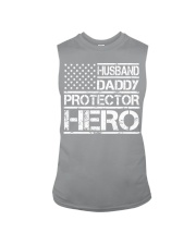 HUSBAND DADDY PROTECTOR HERO Sleeveless Tee front