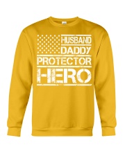 HUSBAND DADDY PROTECTOR HERO Crewneck Sweatshirt front