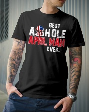 BEST ASSHOLE APRIL MAN EVER Classic T-Shirt lifestyle-mens-crewneck-front-6