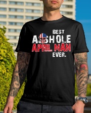 BEST ASSHOLE APRIL MAN EVER Classic T-Shirt lifestyle-mens-crewneck-front-8