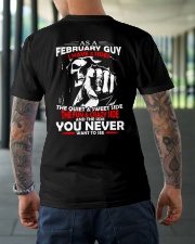 AS A FEBRUARY GUY - I HAVE 3 SIDES Classic T-Shirt lifestyle-mens-crewneck-back-3