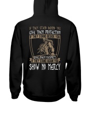 VIKINGS VALHALLA - SHOW NO MERCY Hooded Sweatshirt back